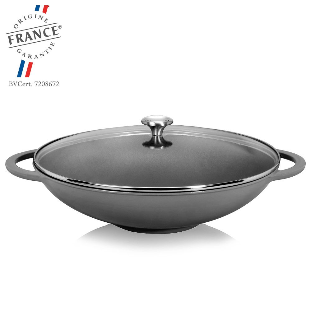 Chasseur - Wok with Glass Lid - 37 cm Chasseur - Wok with Glass Lid - 37 cm