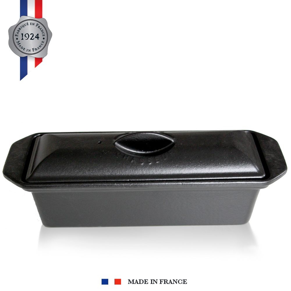 Chasseur Chasseur Cast Iron 11.5-in Cast Iron Grill Pan with Lid