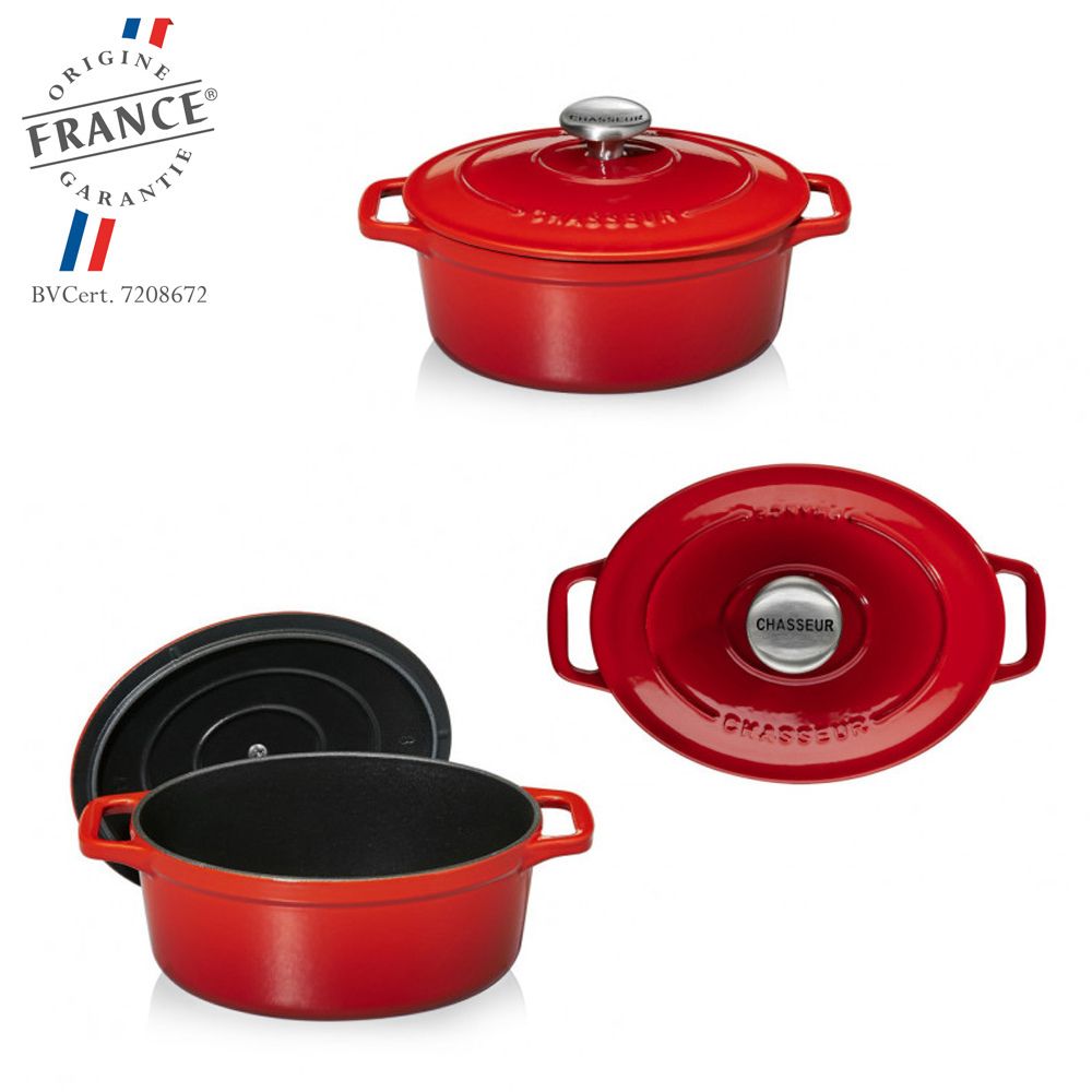 Chasseur - Oval Casserole - Ruby Chasseur - Oval Casserole - Ruby