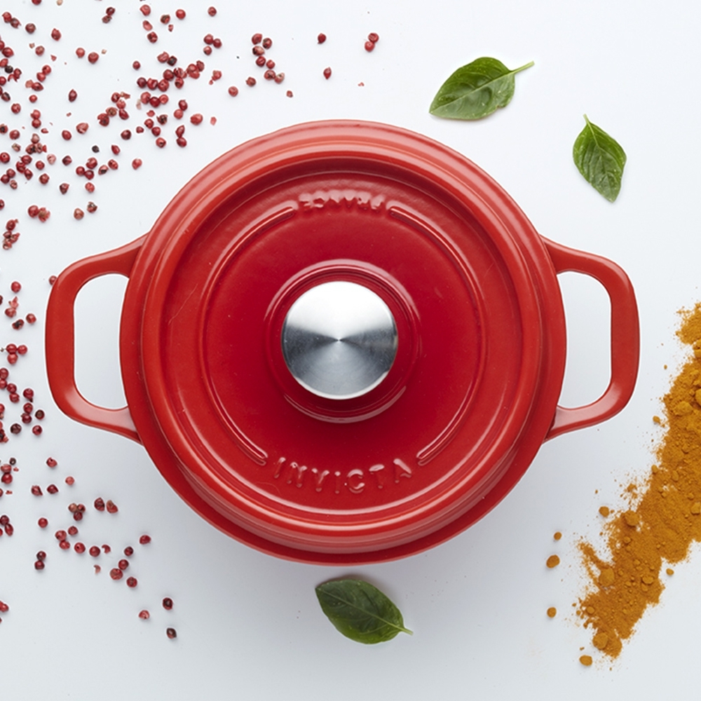 Invicta - Round Casserole - Cast Iron Rubis Invicta - Round Casserole - Cast Iron Rubis