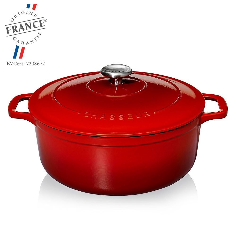 Chasseur - Round Casserole - Ruby Chasseur - Round Casserole - Ruby