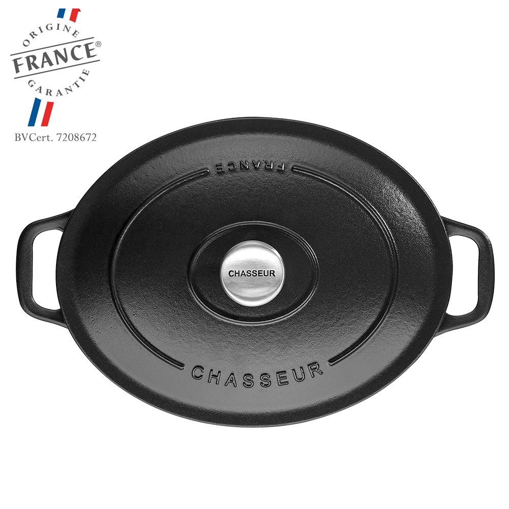 Chasseur - Oval Casserole - Black Matte Chasseur - Oval Casserole - Black Matte