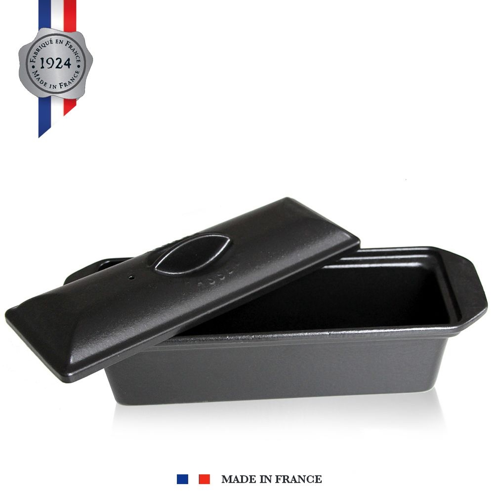 Chasseur - Gusseisen Terrine 36 x 11 cm - Schwarz