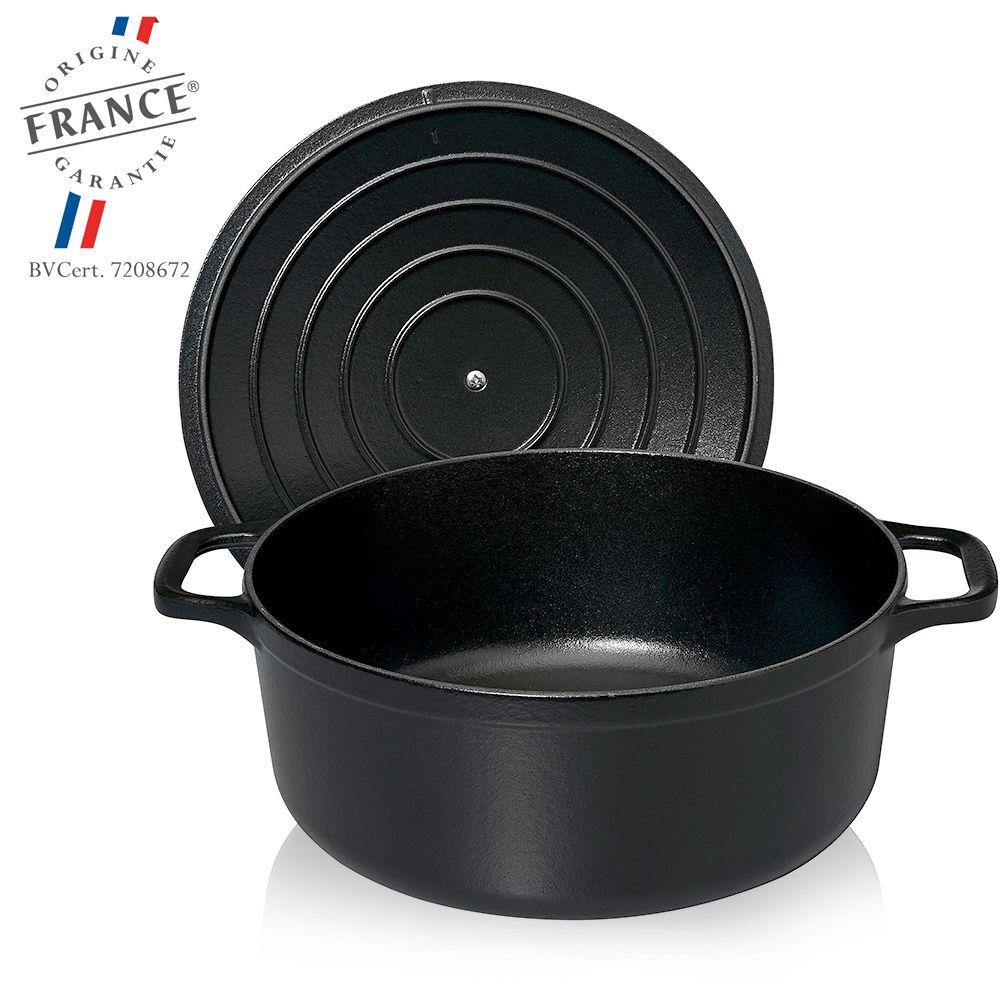 Chasseur - Round Casserole - Black Matte Chasseur - Round Casserole - Black Matte