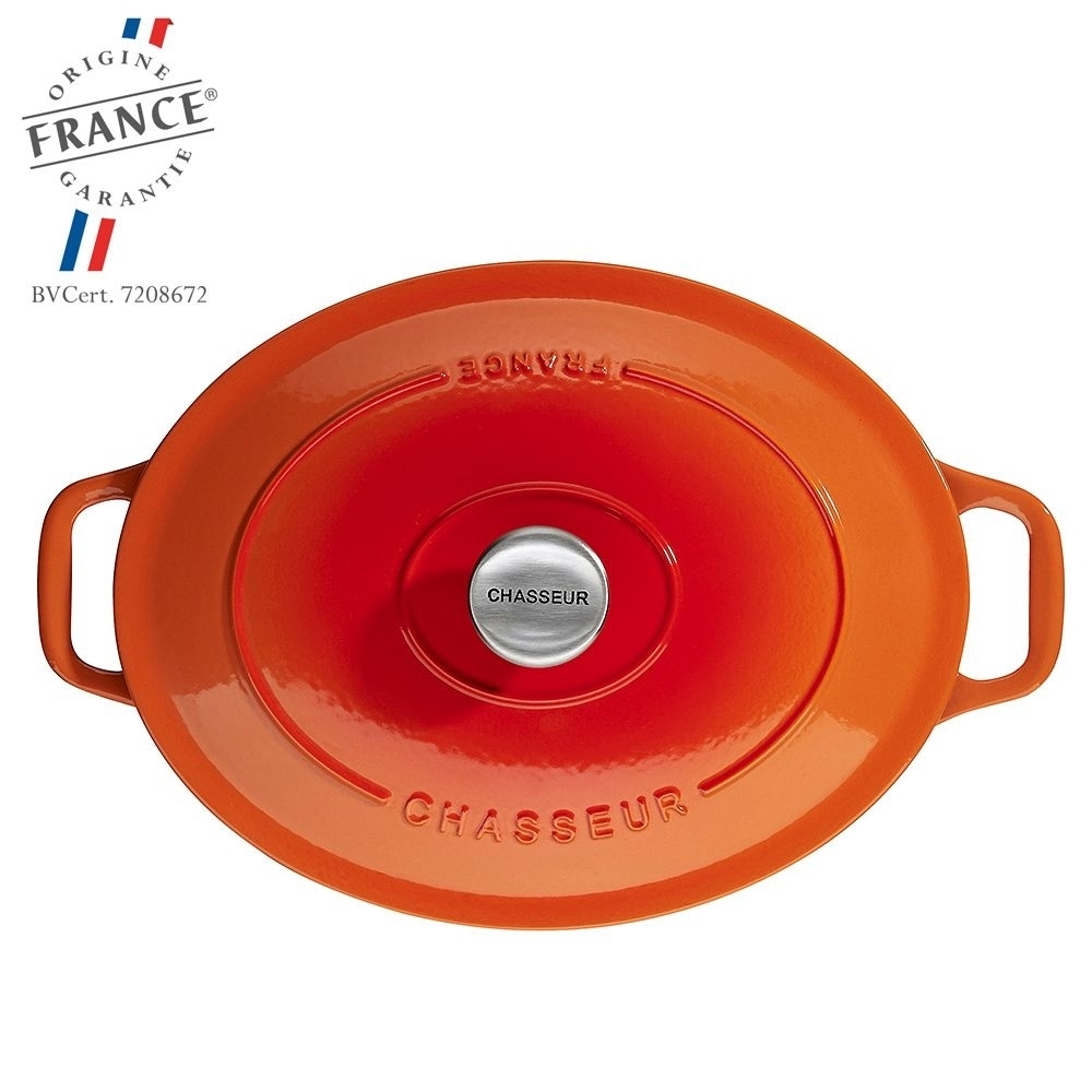 Chasseur - Oval Casserole - Flamed Orange Chasseur - Oval Casserole - Flamed Orange