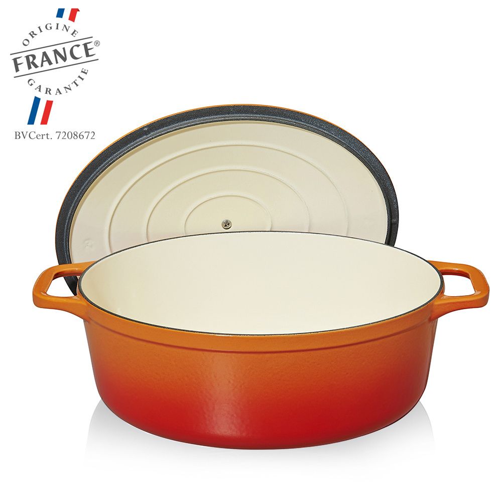 Chasseur - Oval Casserole - Flamed Orange Chasseur - Oval Casserole - Flamed Orange