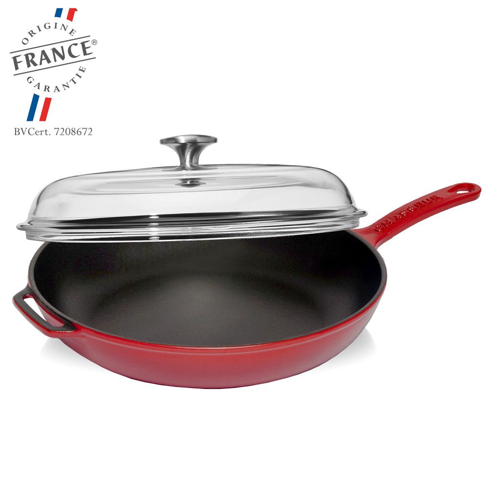 Chasseur - Frypan with Glass Lid 28 cm Chasseur - Frypan with Glass Lid 28 cm